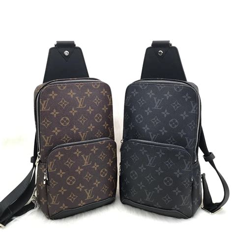 louis vuitton avenue sling bag blue|louis vuitton sling patterned bag.